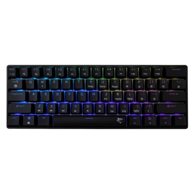 Клавиатура White Shark SHINOBI 2 - YUSYA 5P Blue Switches (English US), Black, с кабел