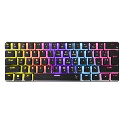 Клавиатура White Shark SHINOBI 2 - Red Switches (English US), Black, с кабел
