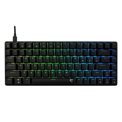 Клавиатура White Shark HAMACHI - YUSYA 5P Blue Switches (English US), Black, с кабел
