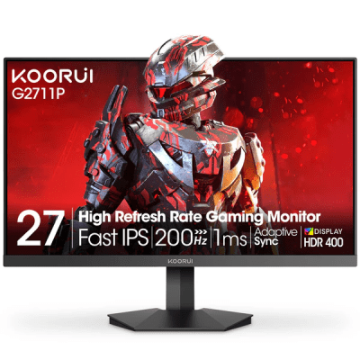 Монитор KOORUI G2711P - 27 inch 1920x1080 FHD IPS 200Hz 1ms 16:9 HDR