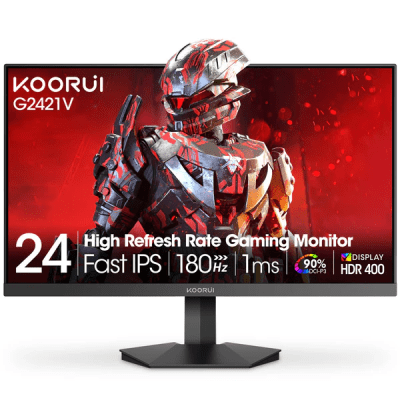 Монитор KOORUI G2421V - 24 inch 2560x1440 QHD IPS 180Hz 1ms 16:9 HDR