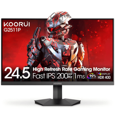 Монитор KOORUI G2511P - 24.5 inch 1920x1080 FHD IPS 200Hz 1ms 16:9 HDR
