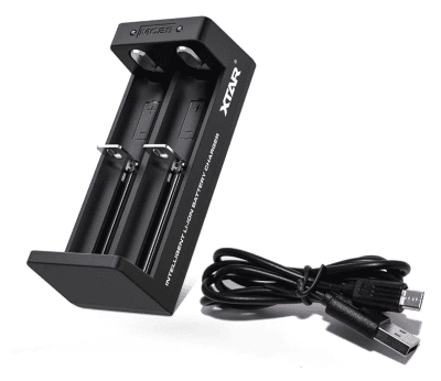 Зарядно у-во XTAR MC2S NEW, USB Type-C , Universal Charger, LiIon & NIMH, 18650, CR123, AA, AAA  с 2 гнезда