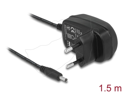 Delock Захранващ адаптер external DC 3,5 x 1,35 mm 5,0 V / 2,0 A / 10,0 W Navilock