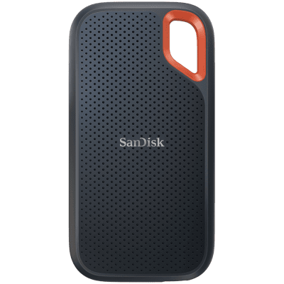SanDisk Extreme 500GB Portable SSD - up to 1050MB/s Read and 1000MB/s Write Speeds, USB 3.2 Gen 2, 2-meter drop protection and IP55 resistance