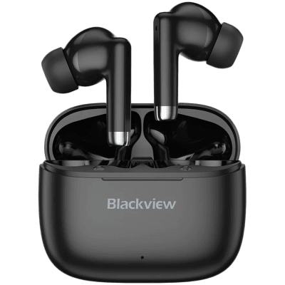 Blackview AirBuds 4, Battery 35mAh,Charging box battery 400mAh, Bluetooth 5.3, Black