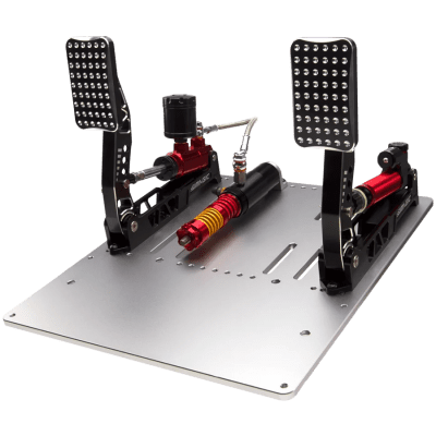 SIMAGIC Crimson Edition, Hydraulic Dual-pedal Set, 100kg Loadcell, Standard Throttle Plate. S311
