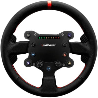 SIMAGIC GT Sport Steering Wheel, Shifter Paddles, Leather. S201