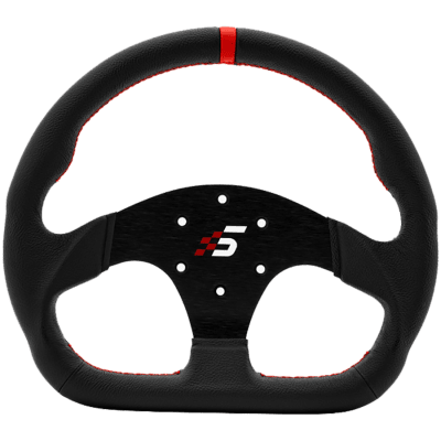 SIMAGIC D-Shaped Steering wheel without HUB, 325mm, Leather. S403