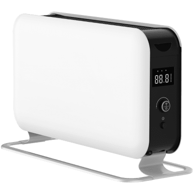 Mill WiFI Gen. 3 1500W portable convection heater, LED display, steel fronts, alu feet, x aluminum heating element, thermostat: Millheat APP + WiFi + Bluetooth. 1 effect level: 1500W
