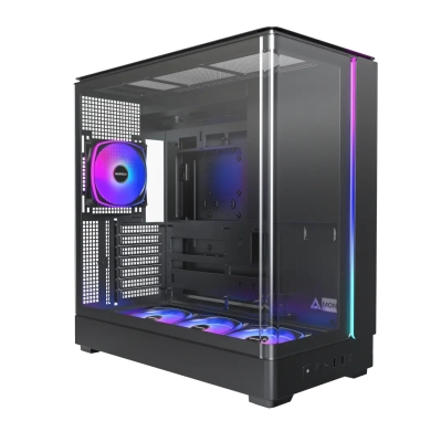 Кутия Montech KING 45 PRO (Black), ATX - 4 x 120 mm A-RGB, USB-C