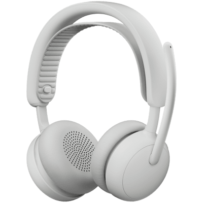 Слушалки LOGITECH Zone Wireless 2 ES for B - OFF-WHITE - BT/CORDED - с кабел и безжични BT