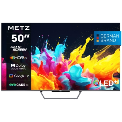 Телевизор METZ 50MQE7600Z - 50 inch (126 см), QLED+,Anti-Glare Google TV, 3840x2160 4K/UHD, 60Hz