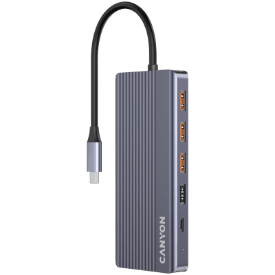 CANYON hub DS-16 13in1 4k USB-C Grey