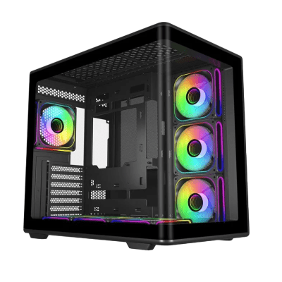 Кутия CoolerMaster Elite 600 - Black, ATX, 7 fans included