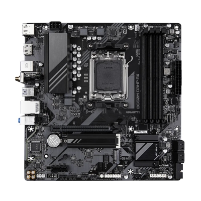 GB B650 4xDDR5  4xSATA3  RAID HDMI 2xDP       2xM2 GLAN        1xPCIEx16 1xPCIEx1  WiFi