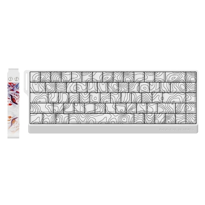Клавиатура Madlions FIRE 68 ULTRA - 8K, Gateron Magnetic Jade Switches - White Counto