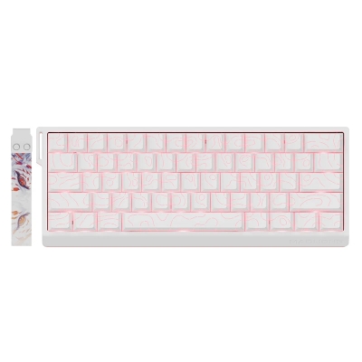 Madlions професионална геймърска механична клавиатура Professional Gaming Mechanical Keyboard MAD 60 PRO - White, 8K, Gateron Jade Customized [Linear]