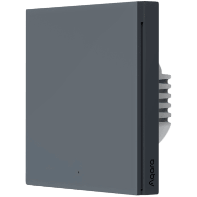 Aqara Smart Wall Switch H1 (with neutral, single rocker) Model No: WS-EUK03; SKU: AK073RUG01