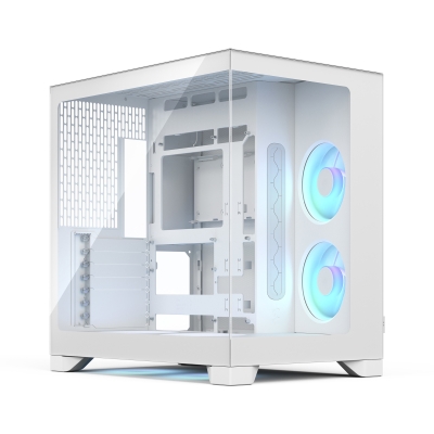 Кутия Fractal Design POP 2 VISION WHITE RGB, E-ATX, 4 fans included