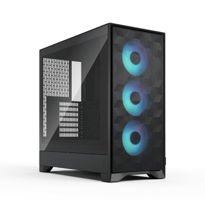 Кутия Fractal Design POP 2 AIR BLACK TG RGB, ATX, 3 fans included