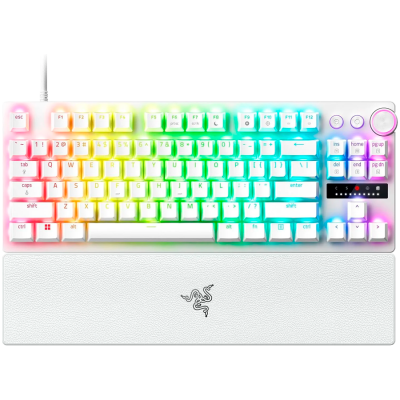 Клавиатура RAZER Huntsman V3 Pro Tenkeyless Gaming Keyboard - White - US Layout