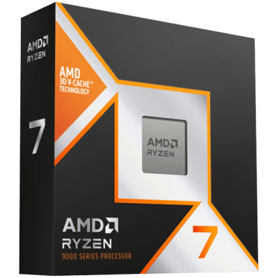AMD CPU Desktop Ryzen 7 8/16T 9800X3D (5.2GHz,104MB,120W,AM5) box, with Radeon Graphics