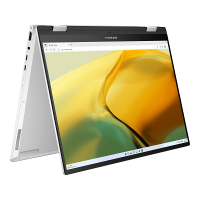 Лаптоп ASUS ZENBOOK 14 FLIP - Intel I7 - 13gen, 16GB, 1TB SSD, INT 14 WQXGA+ TOUCH, WINDOWS 11 PRO, SILVER