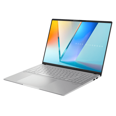 Лаптоп ASUS VIVOBOOK S16 OLED - AMD AI 7 350, 24GB, 1TB SSD, INT 16'' 3K OLED 120HZ, WINDOWS 11 HOME, SILVER