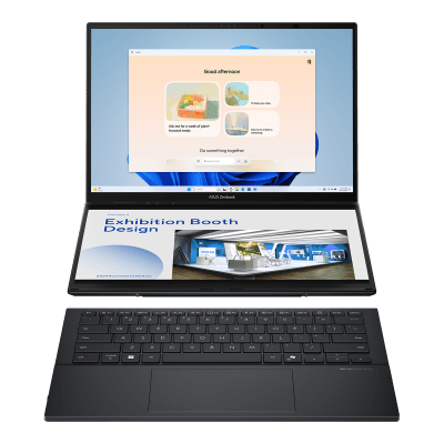 ASUS ZENBOOK DUO - INTEL ULTRA_7 255H 32G 1TB_SSD INT 14 FHD OLED 120HZ TOUCH WIN11_PRO GRAY