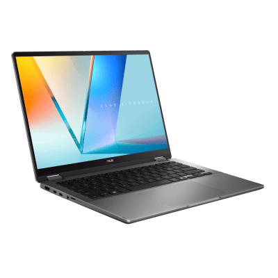 Лаптоп ASUS VIVOBOOK 14 FLIP - 14'' OLED WUXGA TOUCH, INTEL ULTRA 7 258V, 32GB, 1TB, WIN 11 HOME, GRAY