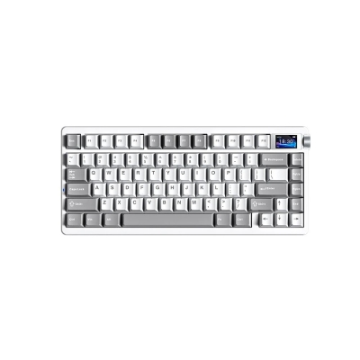 Клавиатура Aula NOVA 75 - Star Vector Switch [Linear] (English US), White, с кабел и безжична WiFi+BT