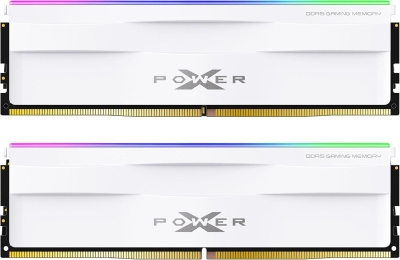 Памет Silicon Power XPOWER Zenith RGB White 32GB(2x16GB) UDIMM DDR5 6000MHz CL30