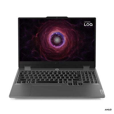Лаптоп Lenovo LOQ 15AHP9 - 15.6" Full HD, AMD Ryzen 7 7445HS, RTX 3050 6GB, 16 GB, 512 GB SSD - 83DX00FEBM