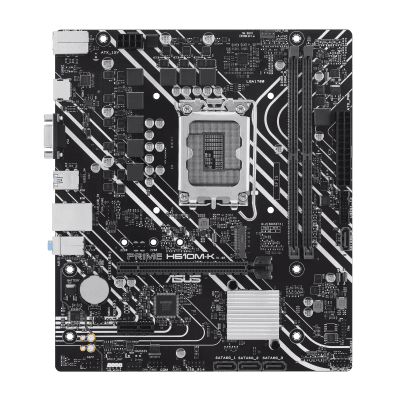 ASUS H610 2xDDR5  4xSATA3           HDMI        VGA 1xM2 GLAN        1xPCIEx16 1xPCIEx1