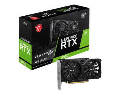 MSI NVIDIA RTX3050 HDMI DP 96B 6GB ACTIVE