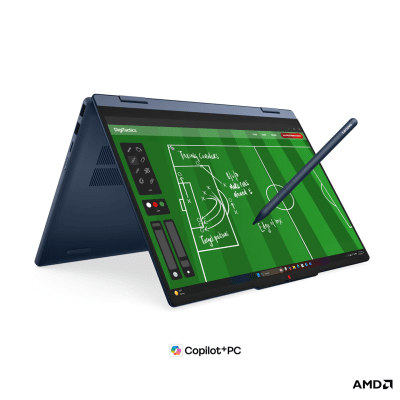 Лаптоп Lenovo IdeaPad 5 2-in-1 14AGP11 - 14.0" Full HD+ тъчскрийн, AMD Ryzen AI 7 445, AMD Radeon 840M, 32 GB, 1 TB SSD - 83UH0027BM