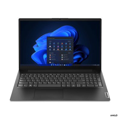 Лаптоп Lenovo V15 G4 AMN - 15.6" Full HD, AMD Ryzen 5 7520U, AMD Radeon 610M, 16 GB, 512 GB SSD - 82YU00YQBM