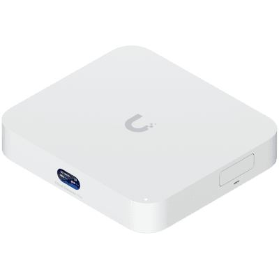Ubiquiti UCG-MAX-EU Compact 2.5G Cloud Gateway with 30+ UniFi device / 300+ client support, 1.5 Gbps IPS routing, and selectable NVR storage, 1.5 Gbps routing with IDS/IPS, 512 GB NVMe SSD storage for NVR