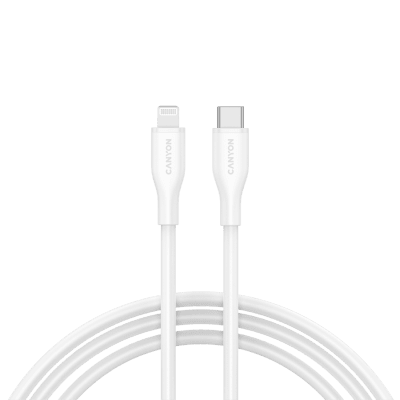 CANYON cable CLNM60 C-L 60W MFI 1m Silicon White