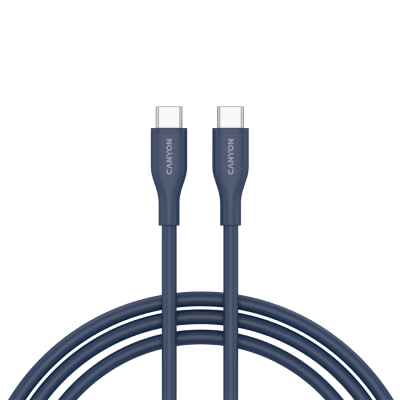 CANYON cable CC60SC10 C-C 60W 1m Silicon Dark blue
