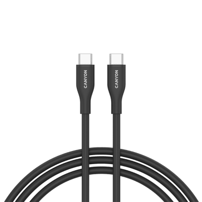 CANYON cable CC60SC10 C-C 60W 1m Silicon Black
