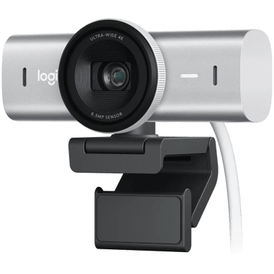 LOGITECH MX Brio 4K Ultra HD Webcam - PALE GREY - 2.4GHZ - EMEA28-935 - B2C