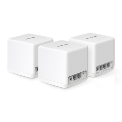 Безжична Wi-Fi 6 Mesh система Mercusys Halo H1500X(3-pack) AX1500