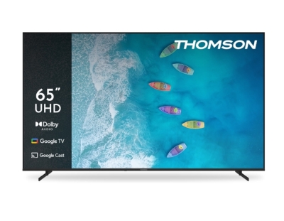 Телевизор Thomson 65UG4S15 - 65" UHD Google TV; 3840 x 2160 (4K UHD), DLED, 60 Hz, HDR10, Black