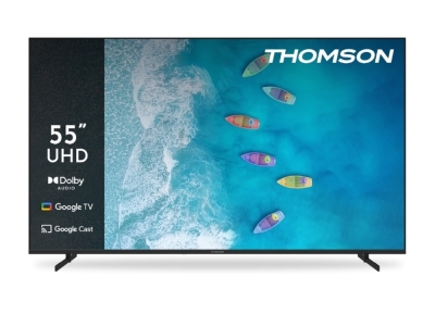 Телевизор Thomson 55UG4S15 - 55" UHD Google TV; 3840 x 2160 (4K UHD), DLED, 60 Hz, HDR10, Black