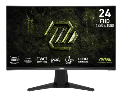 Монитор MSI MAG 245C X24 - 23.6", 1ms, 240Hz Curve 1500R VA, 1920x1080, HDR Ready, 300nits AG