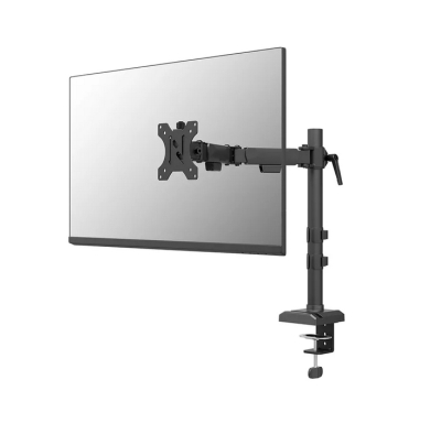 Стойка Neomounts Nero Single Flat Screen Desk Mount (phone holder+Quick-fix clamp/grommet)