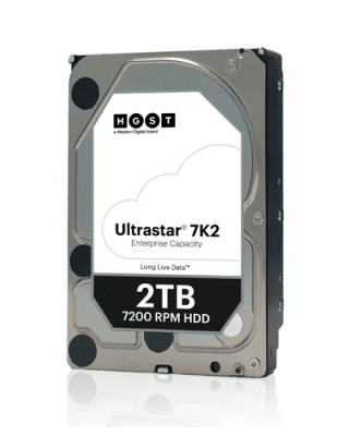Хард диск 3.5" 2000GB SATA3 WD (HGST) HUS722T2TALA604 Ultrastar, 128MB ,7200RPM, 1W10002 (for datacenter,NAS)