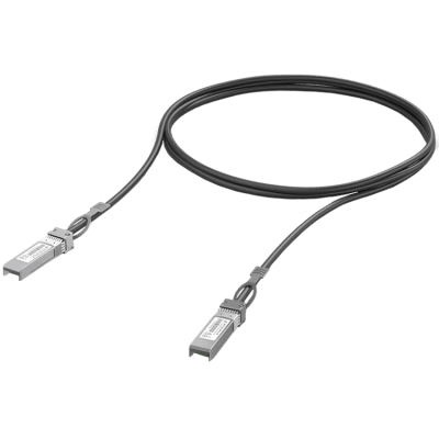 Ubiquiti cable UACC-DAC-SFP10-1M SFP+ direct attach cable available in multiple lengths.